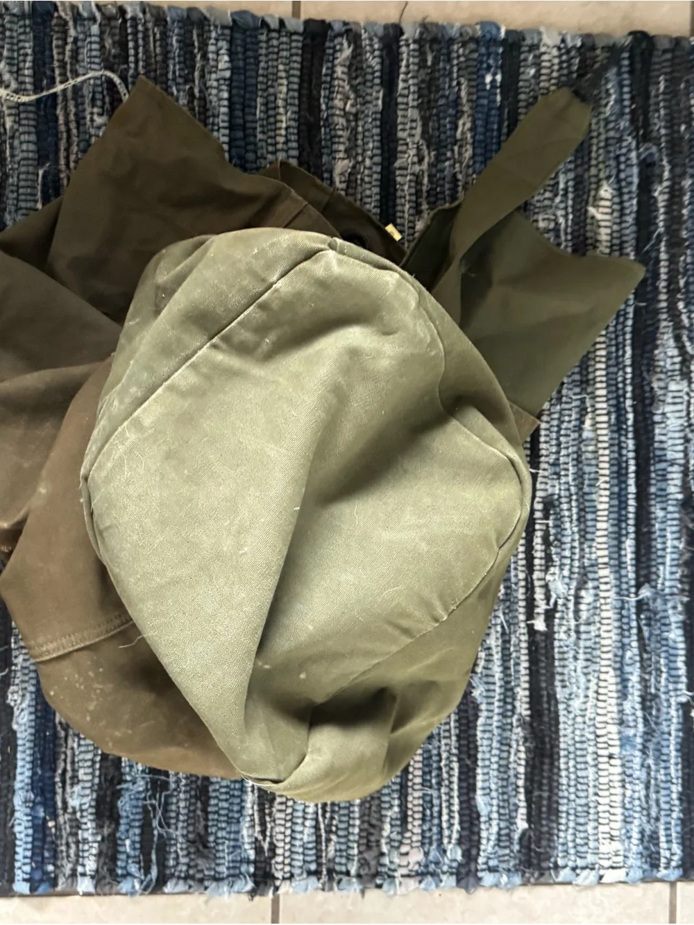 Authentic WW2 Era US Army EUC Issued GIANT Duffle Field Bag EUC